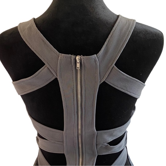 Decibel Gray Back Out Bodycon Dress - Women’s Size X-Large. - Picture 4 of 13